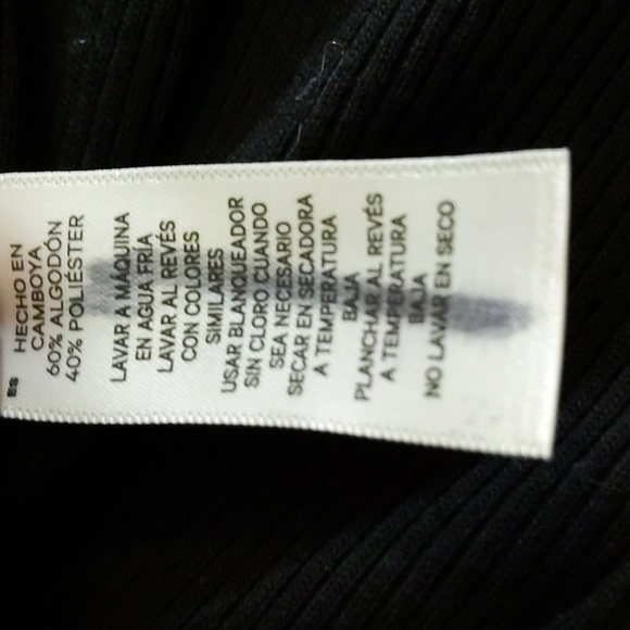Joe Fresh| Black Split Buttoned Skirt Cotton Blend - Picture 12 of 13